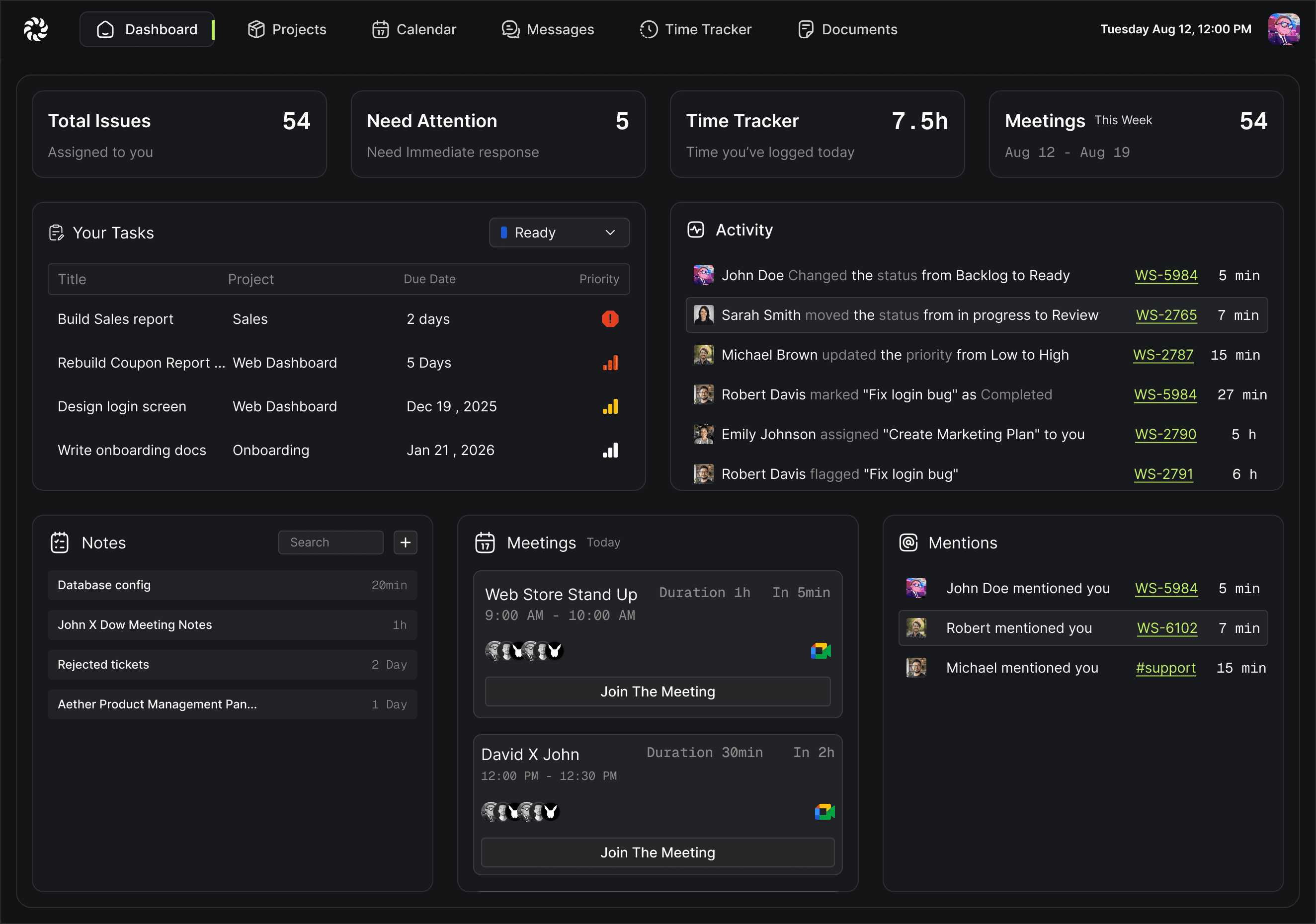 Unified Space Dashboard